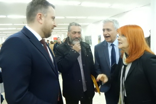 Gradonačelnik Abdulah Skaka u razgovoru sa Denisom Jeinom i Amrom Zulfikarpašić